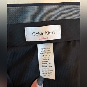 Calvin Klein Slim Fit Men’s Navy Blue Pants